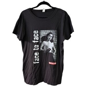 Face to Face Protection Girl Women's XXL Black Short Sleeve T-shirt